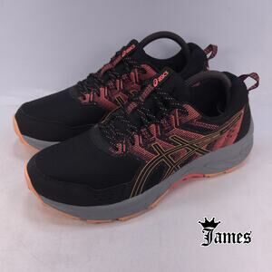 Asics Gel-Venture 9 Athletic Lace Up Running Shoes Womens Size 9 1012B313 Black